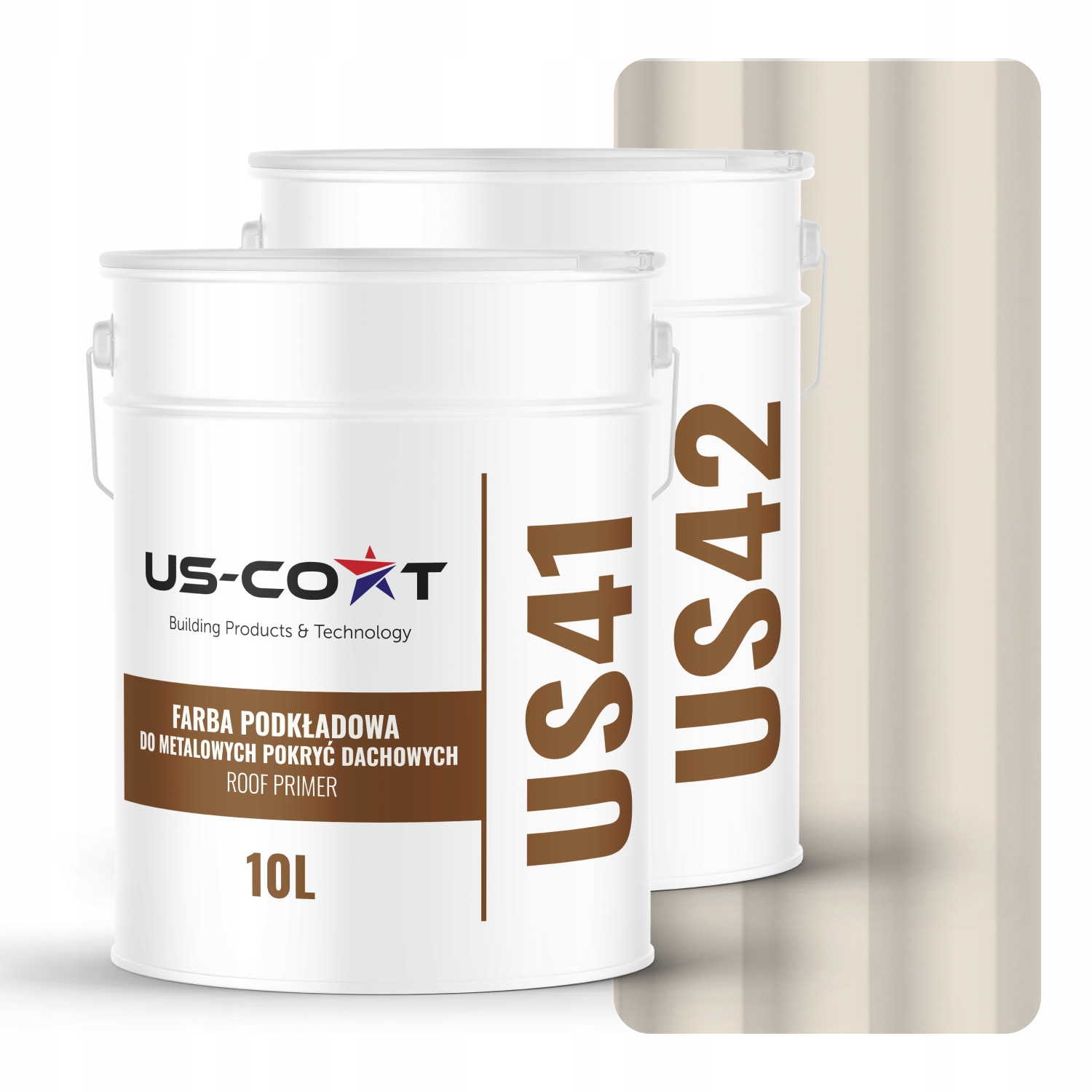 Farba Na Kovové Strechy Podložka Krémová RAL9001 74 m2 Mat