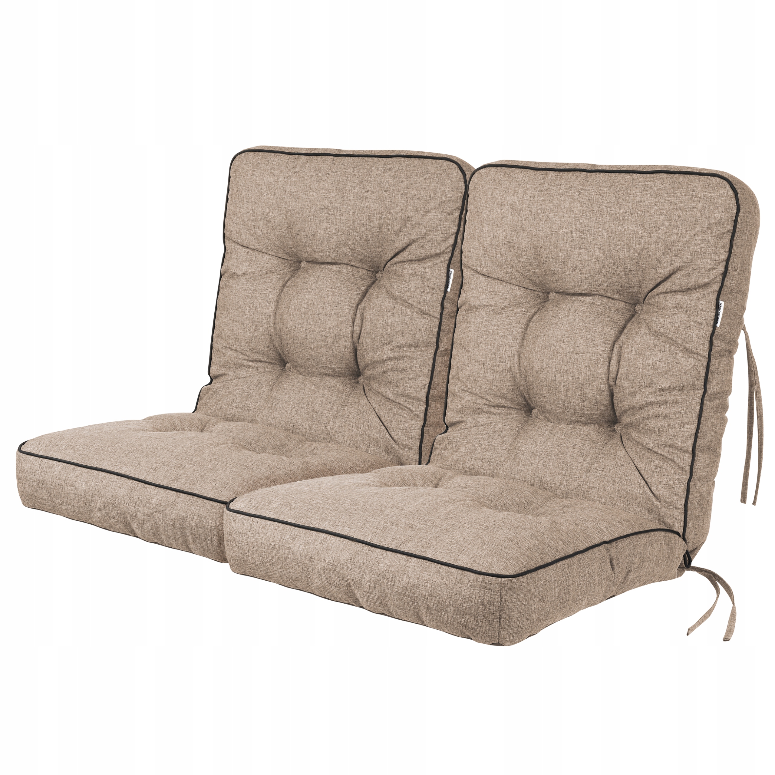 Polštář na zahradní houpačku 120 cm (2x60) zahradní lavičku, zahradní židle