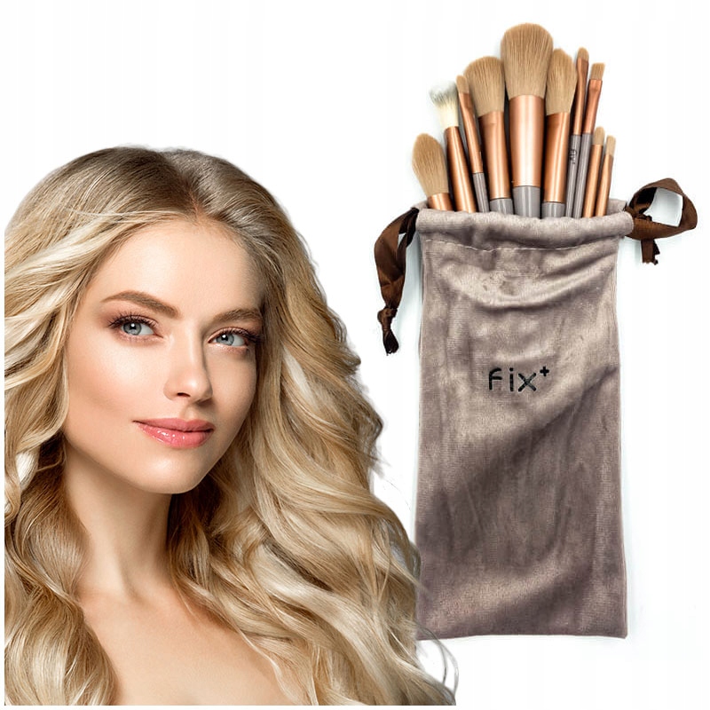 

Zestaw 13szt. Pędzli Do Makijażu Fix Beige