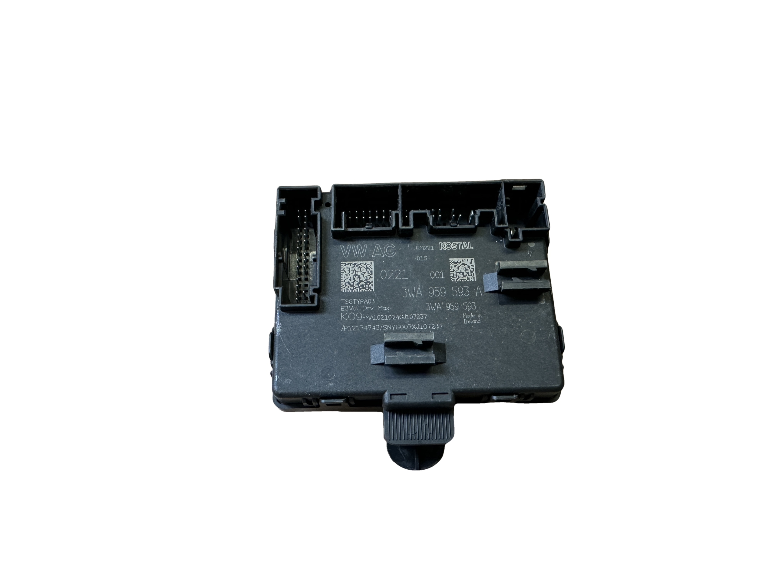 AUDI VW SEAT SKODA control unit module door left front 3WA959593A