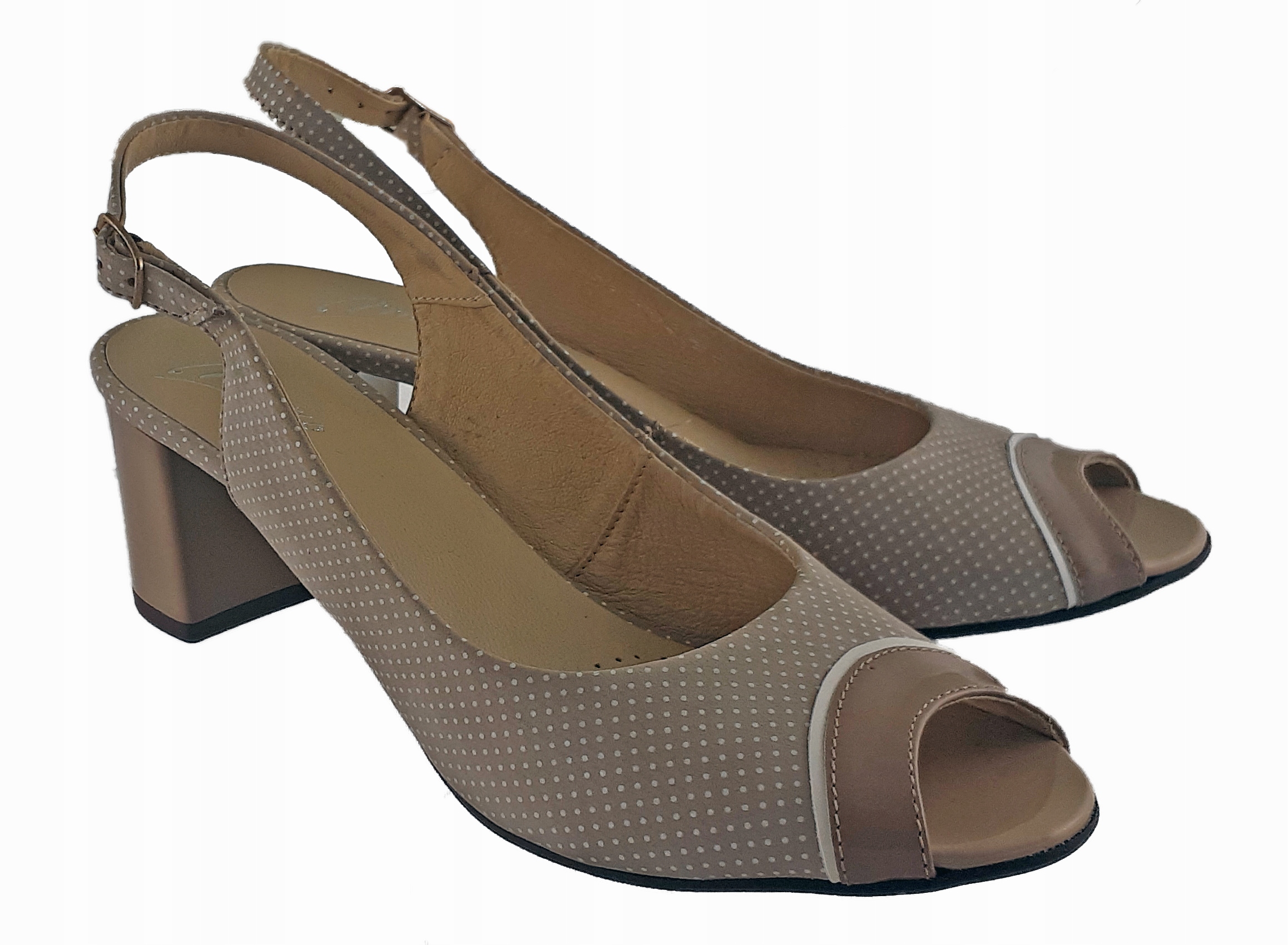 

!!mega!! Czółenka z odkrytą piętą Marco Shoes r.38