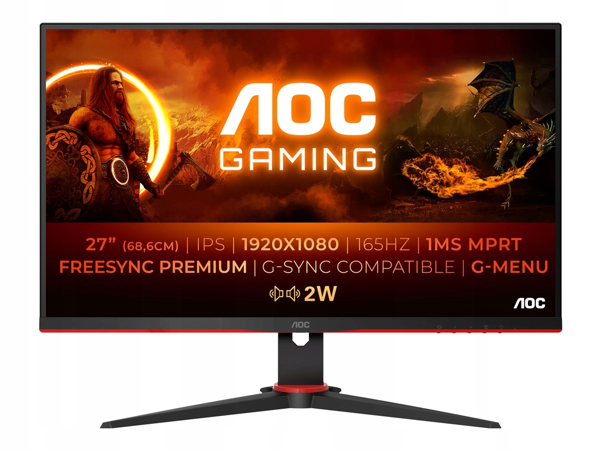 Monitor Led Aoc 27G2SPAE/BK 27" Fhd/ips/