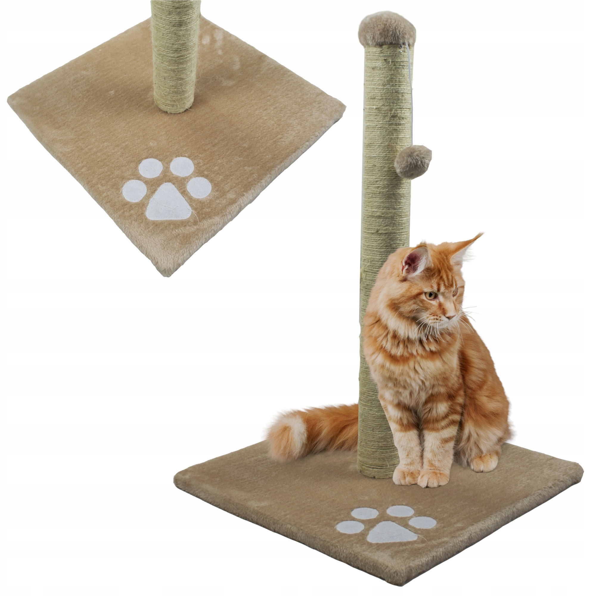 

Drapak Dla Kota 62CM Legowisko Kulka Do Zabawy