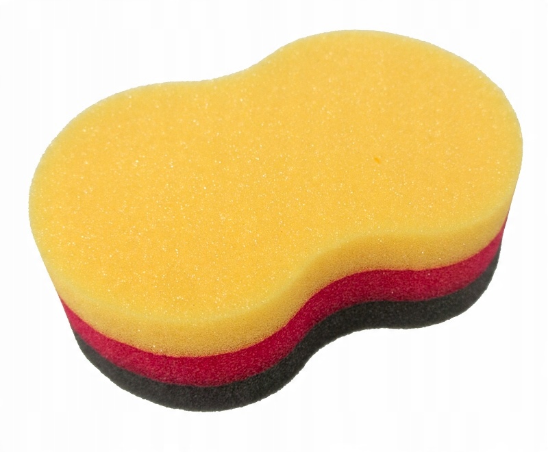 

Gąbka samochodowa Tri- color 1szt