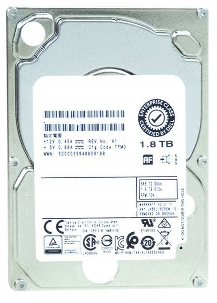 Toshiba 1.8TB 10K 128MB SAS-3 2.5'' AL14SEB18EQY