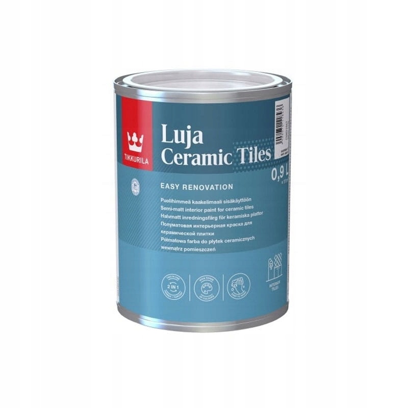 Barva na dlaždice Tikkurila Luja Ceramic Tiles 0.9 l Barvy