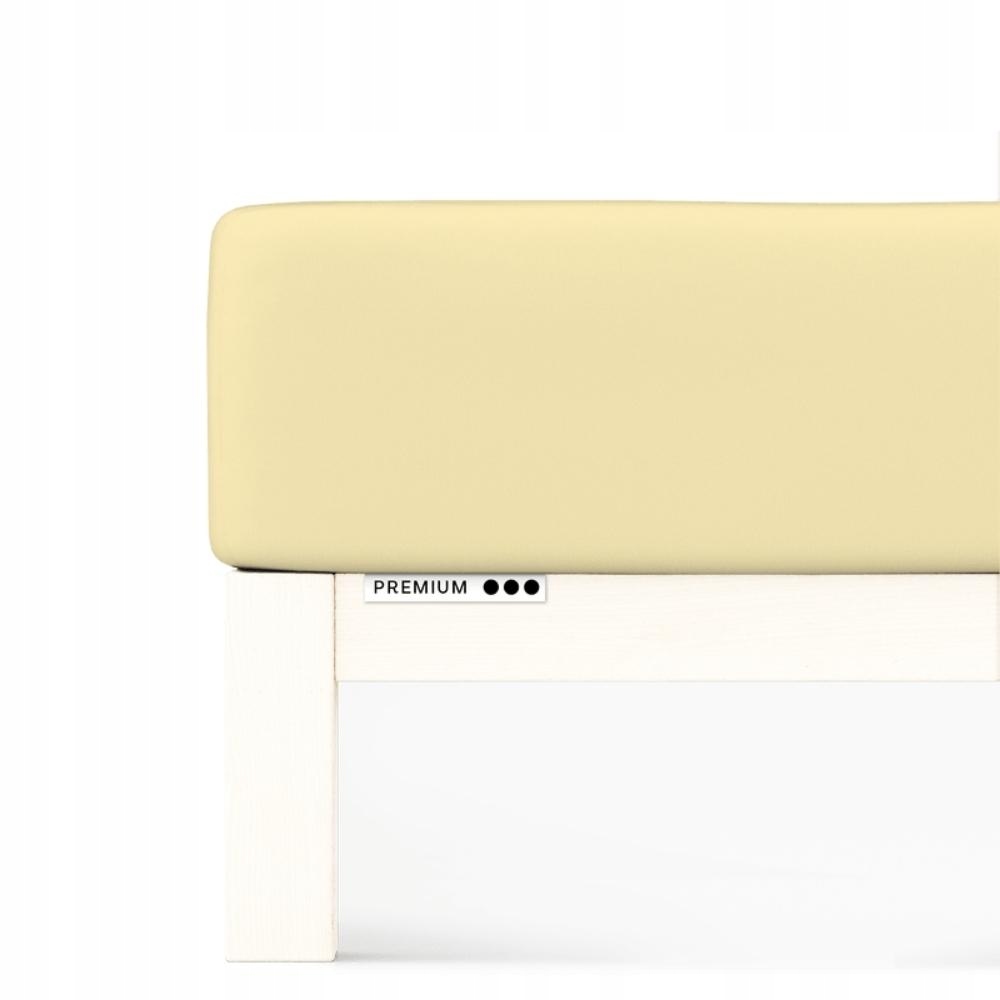 Prostěradlo Schlafgut Premium 140x190-160x220 cm Yellow Mid 164