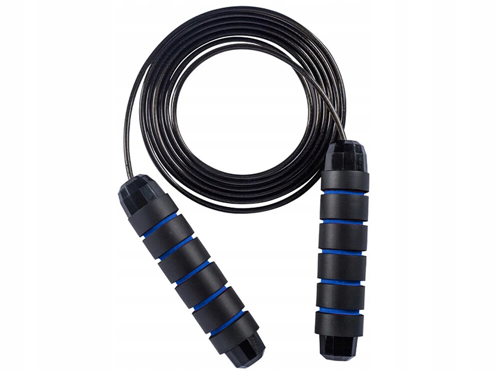 SKAKANKA FITNESS Z ŁOŻYSKAMI REGULOWANA CROSSFIT Stan opakowania oryginalne