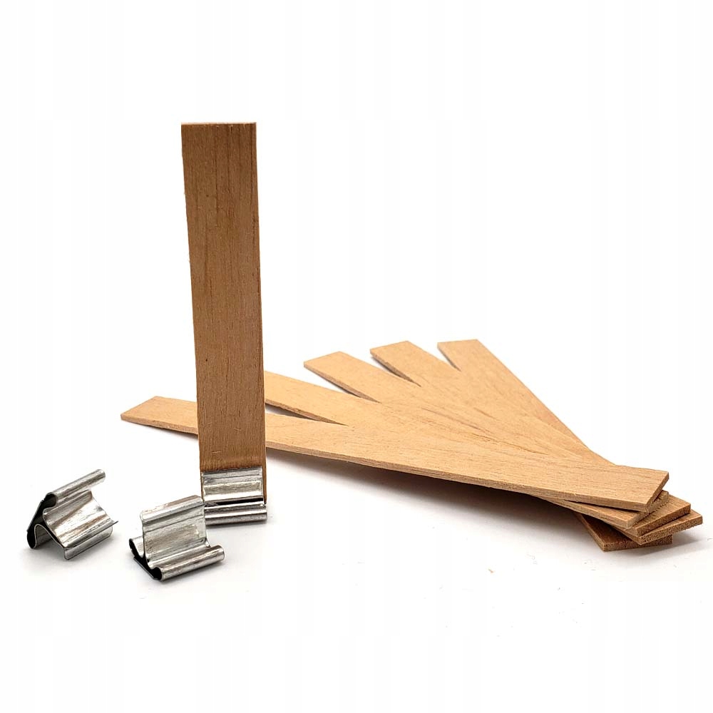 

Knoty Drewniane Z Blaszką 8cm 5szt