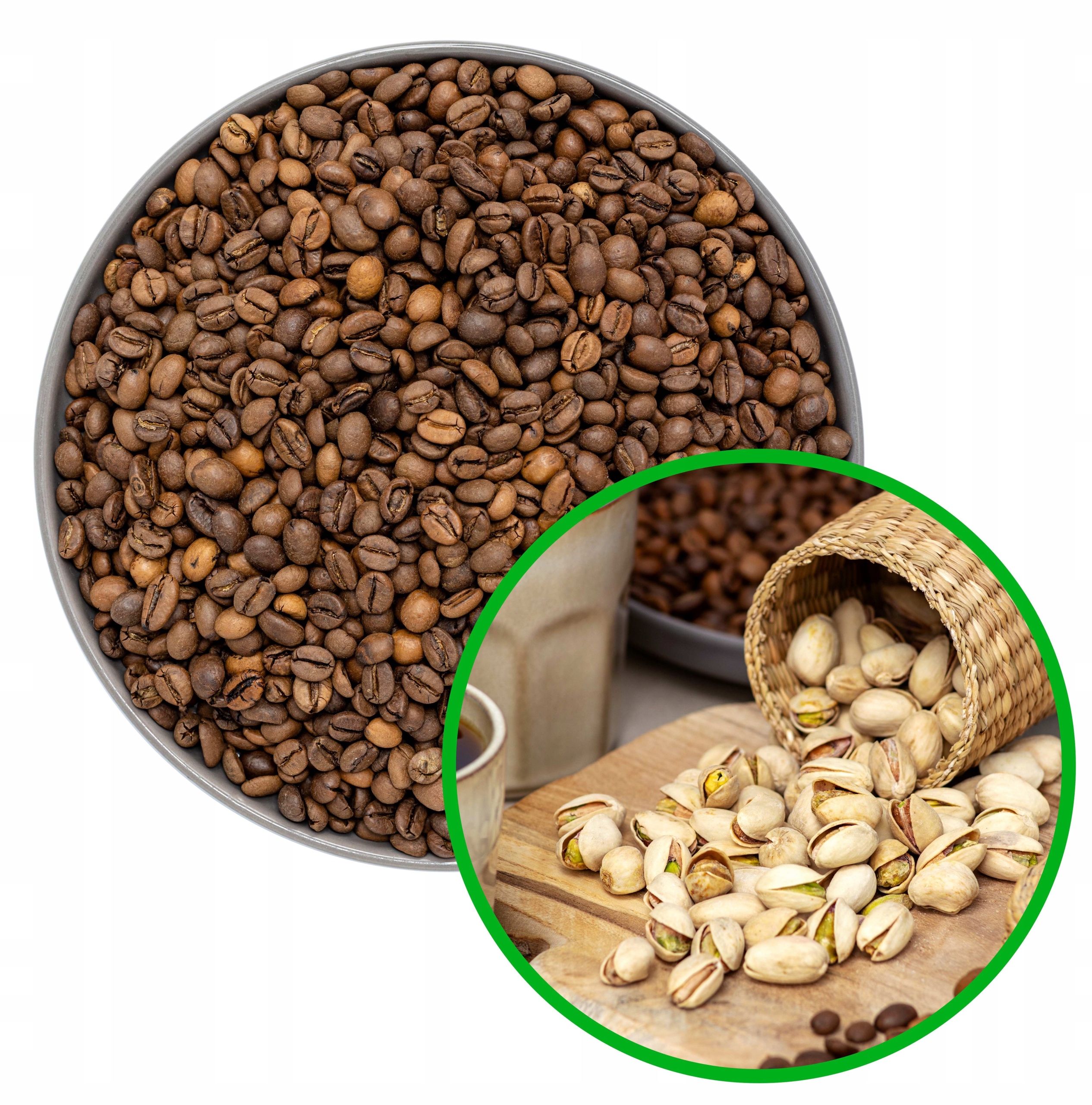 Kawa ziarnista Arabica Pistacja 1kg Czas na herbatę