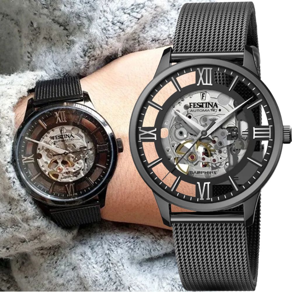 Zegarek męski Festina Automatic 20535/1 na bransolecie