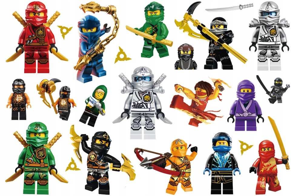 

Tatuaże Zmywalne Dla Dzieci Ninjago Ninja Go CG398