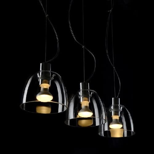 LAMPA WISZĄCA SUFITOWA szkło Zasilanie sieciowe