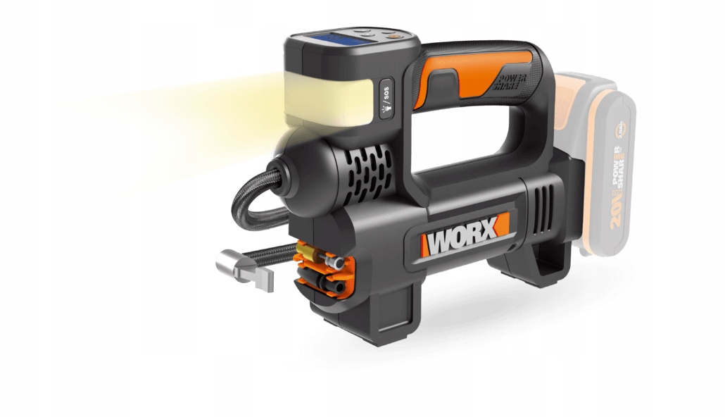 

Worx Kompresor Akumulatorowy 20V WX092.9