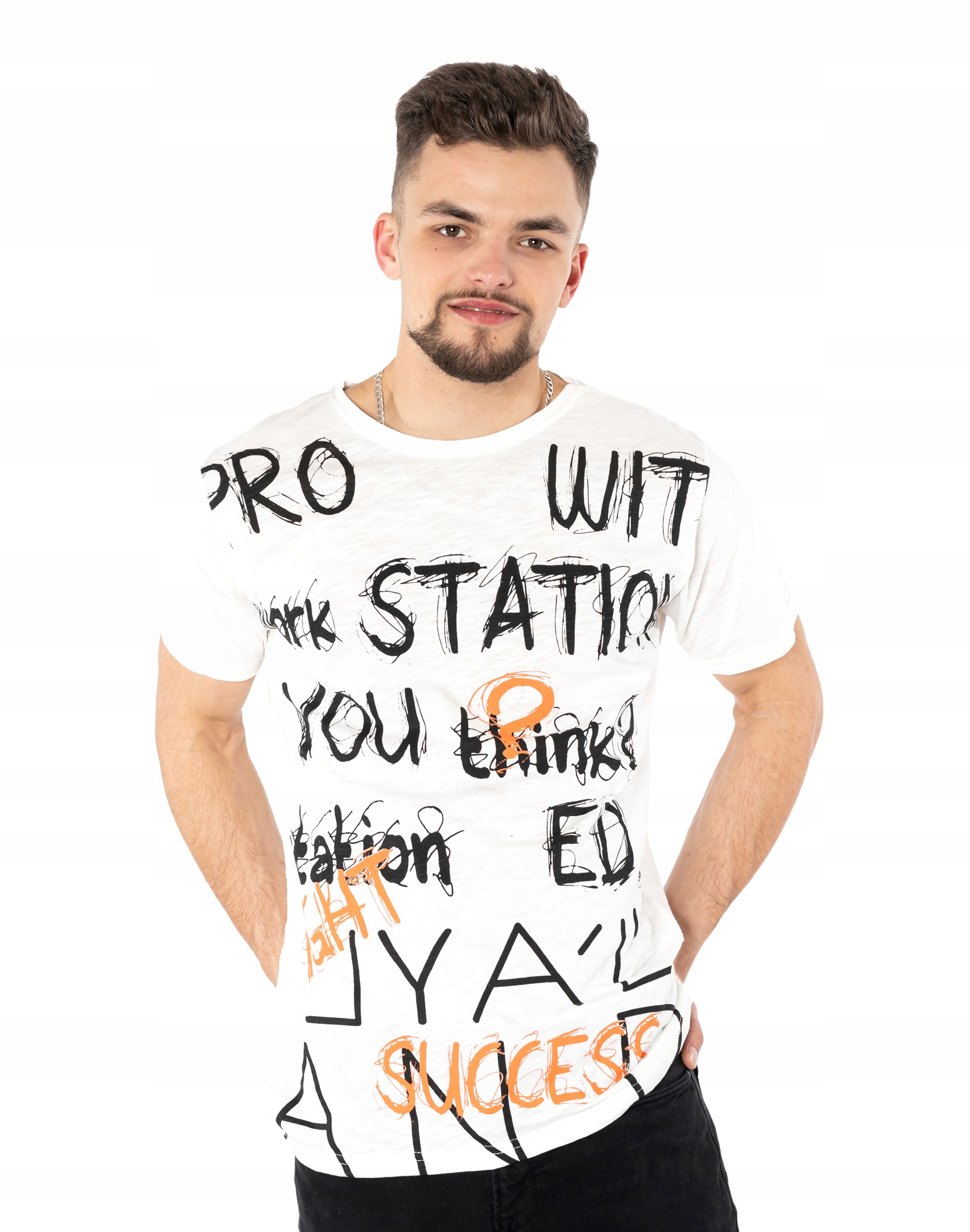 

Koszulka Podkoszulek Tshirt Męski Shirt KM24-1 r L