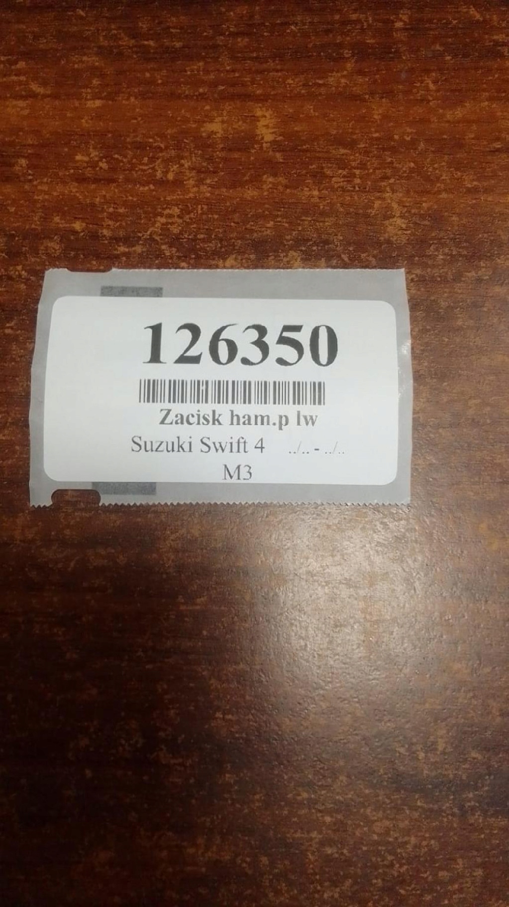 SUZUKI SWIFT IV 1.3 caliper left front