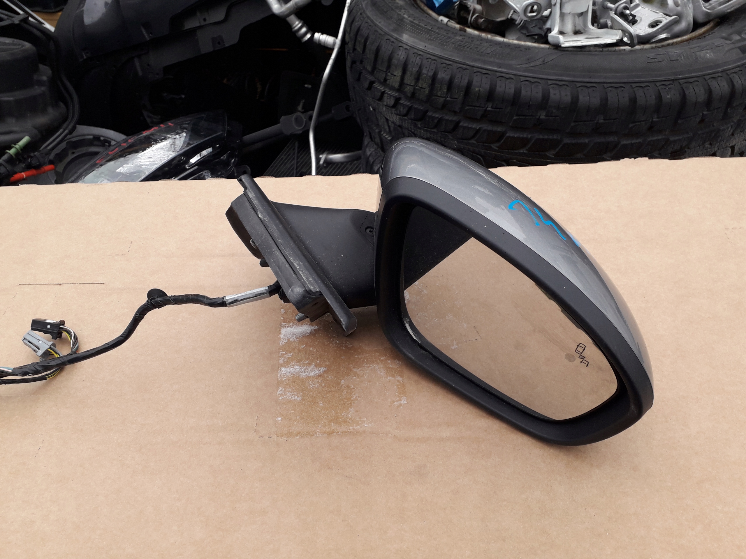 зеркало правое renault MEGANE IV европа 14 пинов