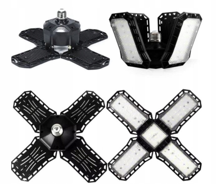 LAMPA GARAŻOWA LED SUFITOWA 60W ROZKŁADANA HALOGEN Marka bez marki