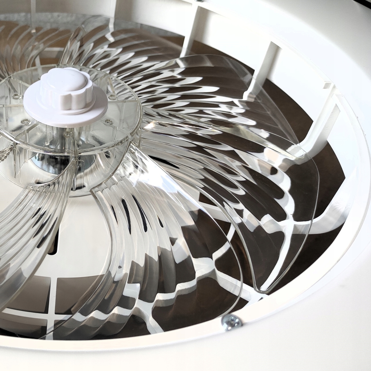 ŻYRANDOL WENTYLATOR SUFITOWY LAMPA LED 55W CCT 50CM PAMIĘĆ BARWY + PILOT Długość/wysokość 17 cm