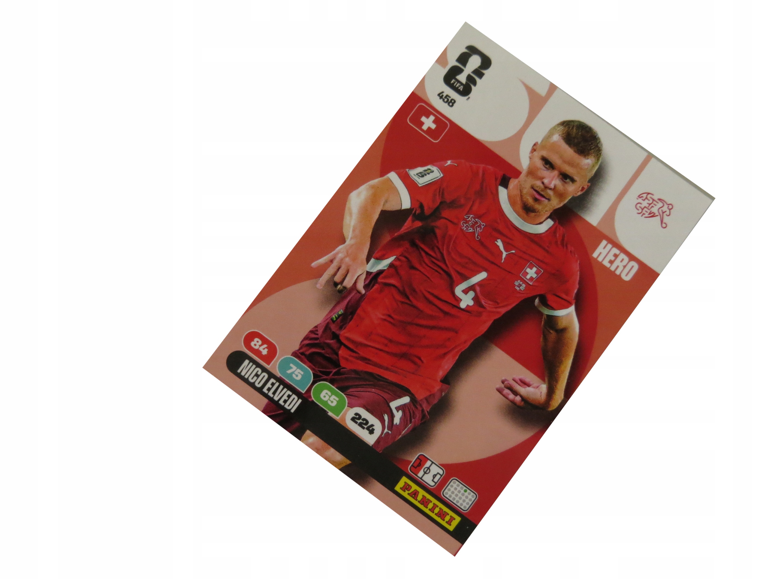 Panini Fifa World Cup 2026 Karta Piłkarska Hero 458 Nico Elvedi Szwajcaria
