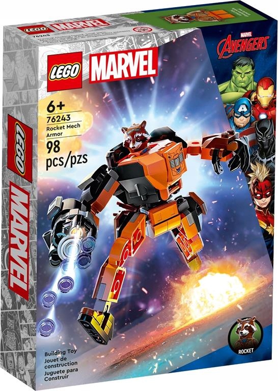 

Lego Heroes 76243 Mechaniczna Zbroja Rocketa