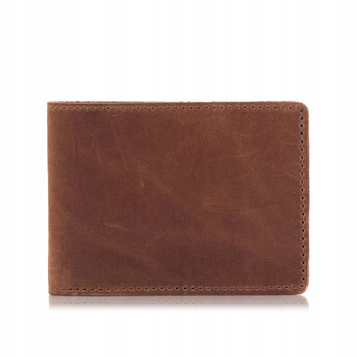 Pánská malá peněženka na karty Kerdytová kůže Juchtová hnědá Belveder BW28