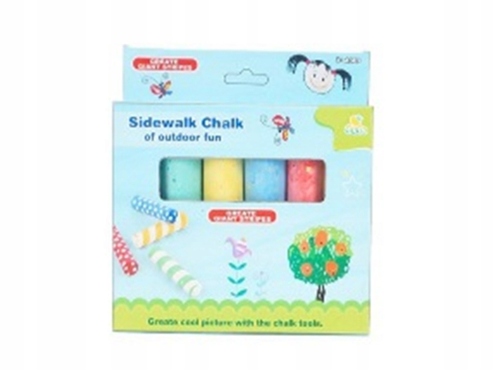 

Kreda Chodnikowa Kolorowa Zestaw Rysowania 6 Szt