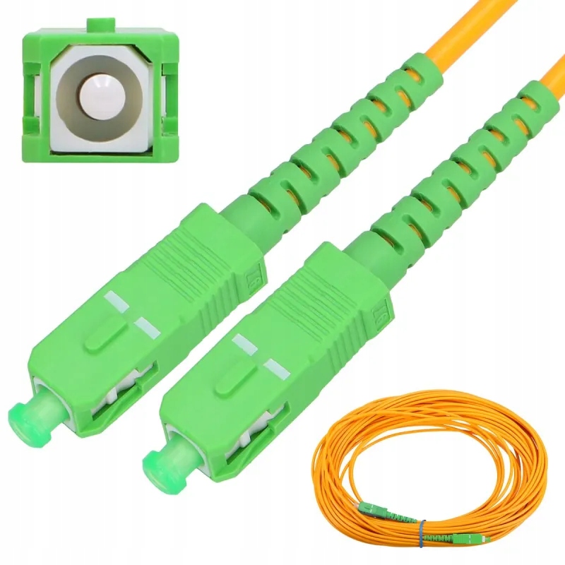 Extralink Sc/ Apc- Sc/ Apc Patch cord Jednomodowy, Simplex, G. 652D, 3mm,