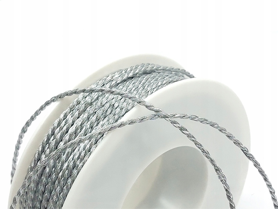 Metalizovaná ozdobná šňůra Premium Pega stříbrná 815 124 1,7 mm 50 m
