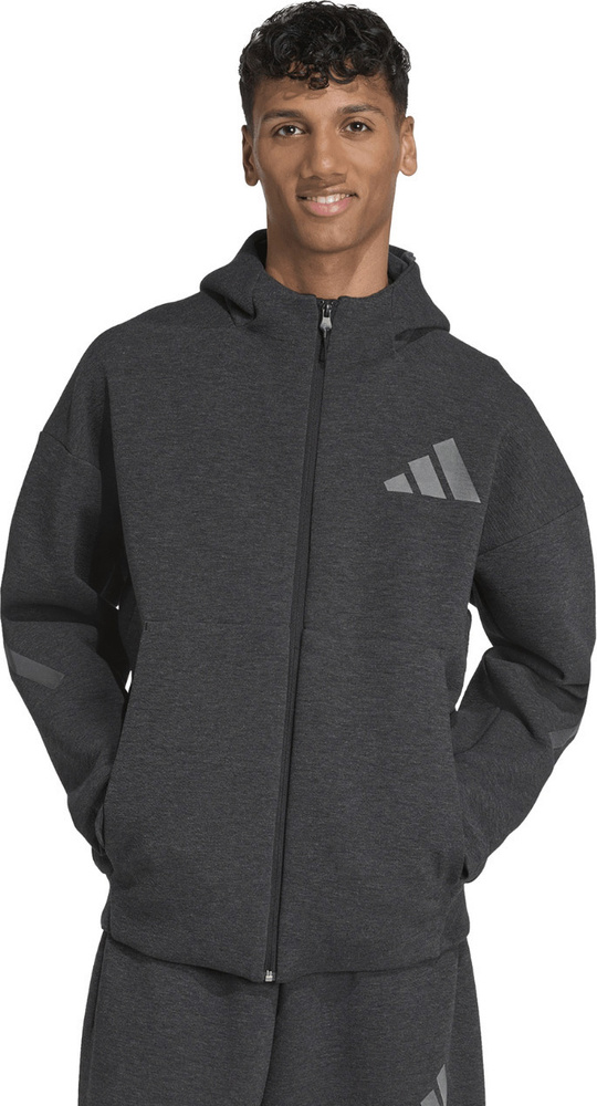 Pánská Mikina Adidas Z.n.e. Pr Fz Černá JM6055 r M