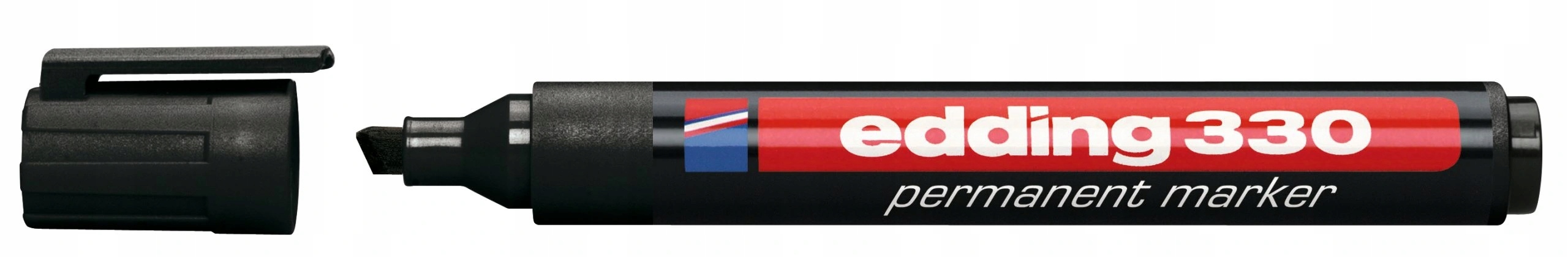 

Marker permanentny Edding 330 ścięty czarny