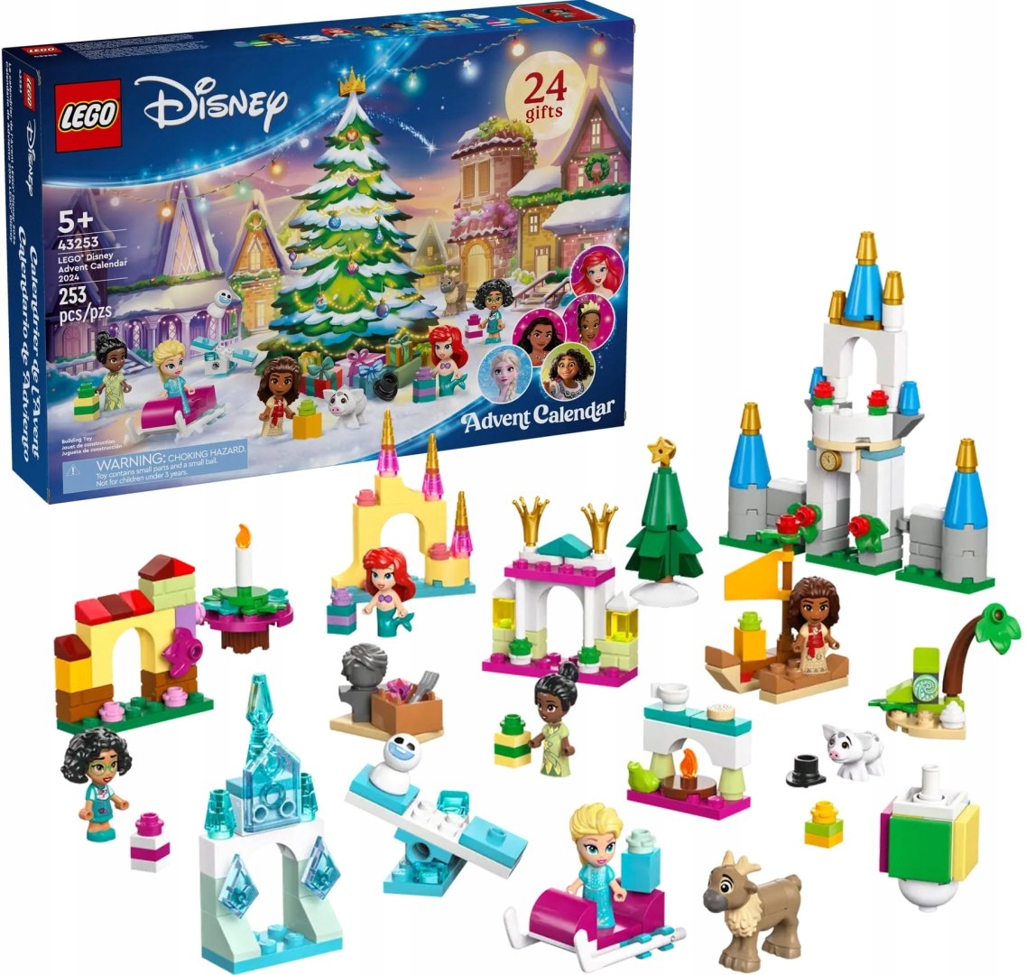 43253 Lego Disney Disney Adventní kalendář na rok 2024 Lego