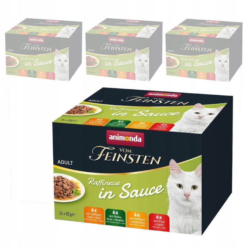 Levně Animonda Vom Feinsten Raffinesse Adult 96x85 g Mixpack mokré krmivo pro kočky
