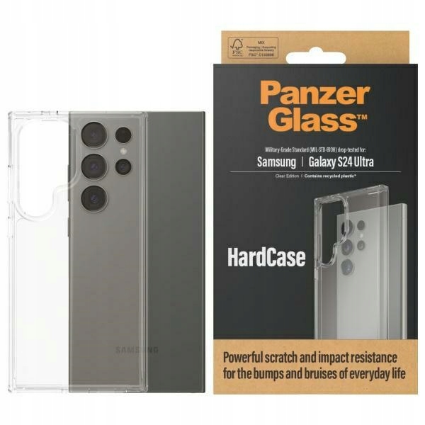 PanzerGlass HardCase Sam S24 Ultra S928 Military Grade průhledný/transferový