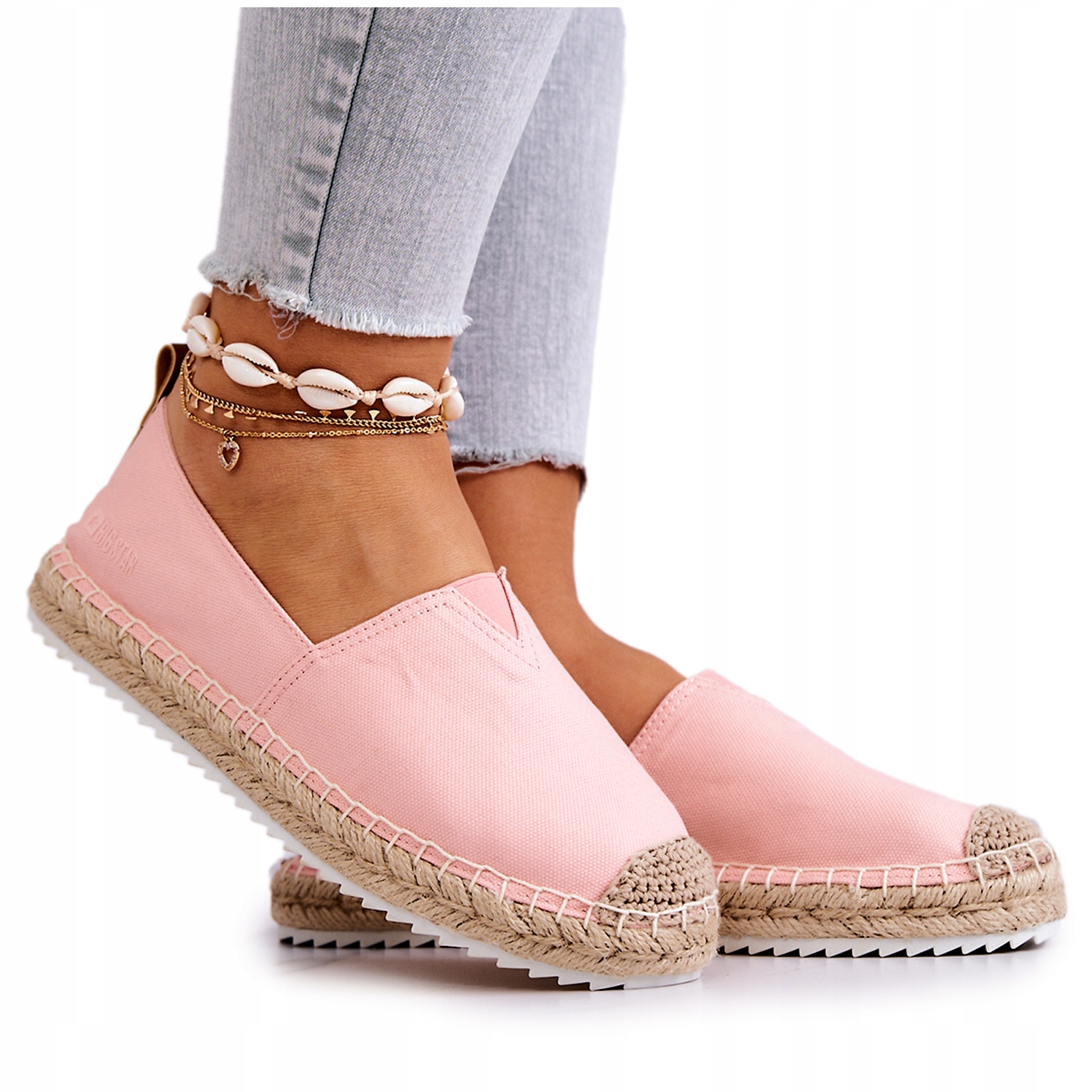 

Espadryle Big Star Plecionka HH274496 Różowe 38