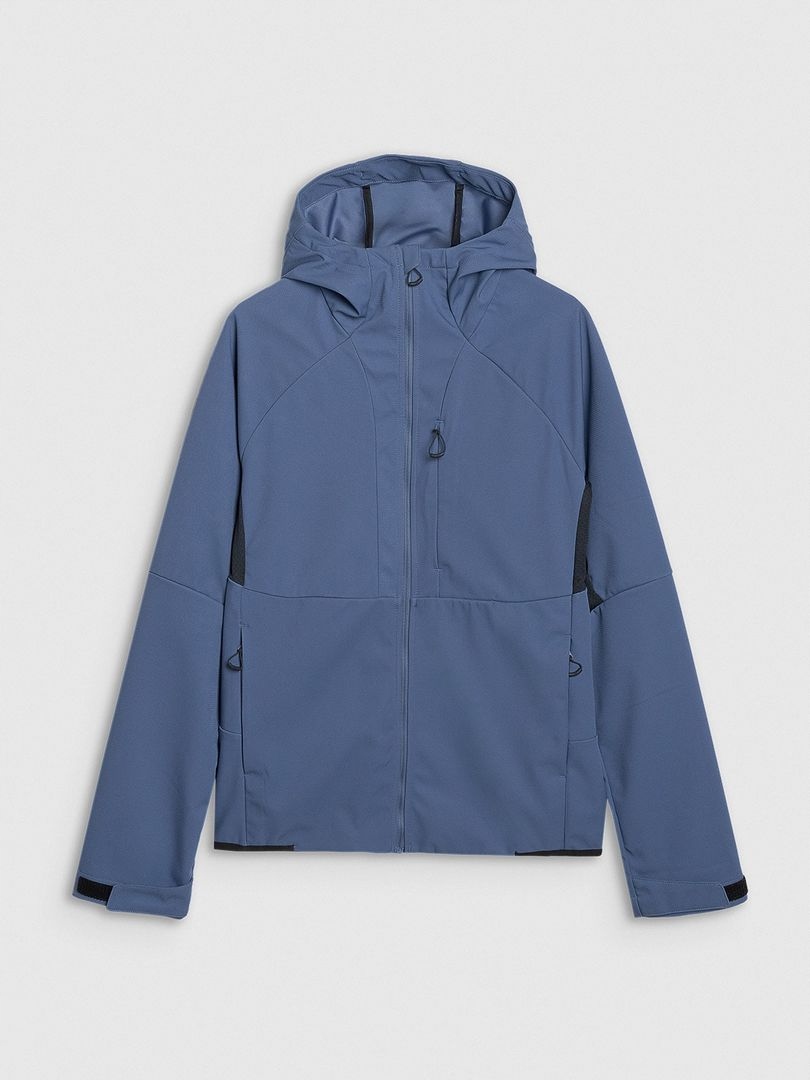 4F Kurtka Męska Softshell Drytex Neodry 10000 Niebieska 4FWSS25TSOFM313 R L