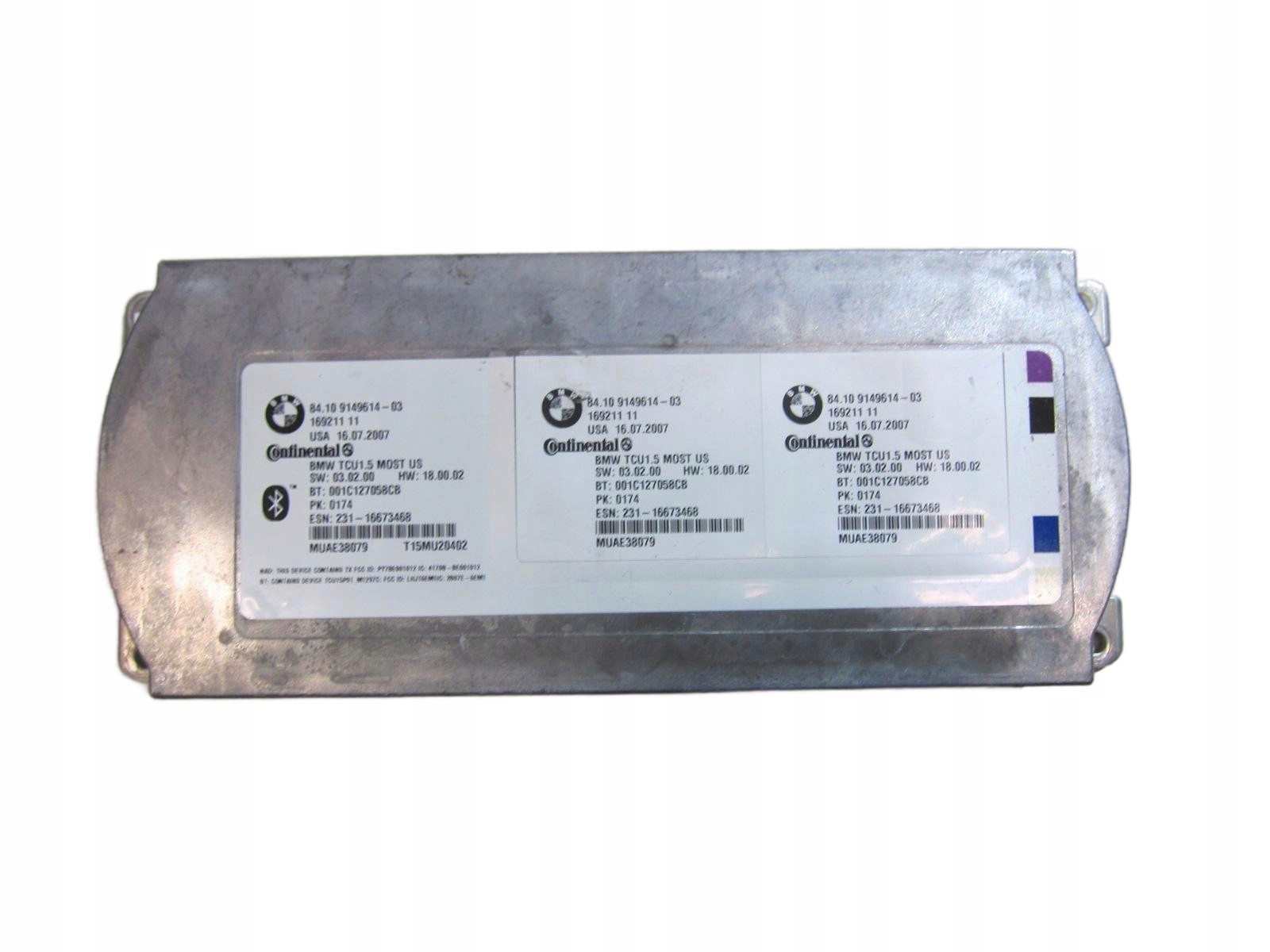 BMW X5 E70 E60 E64 module control unit TELEMATICS BLUETOOTH 84109165348 9149614