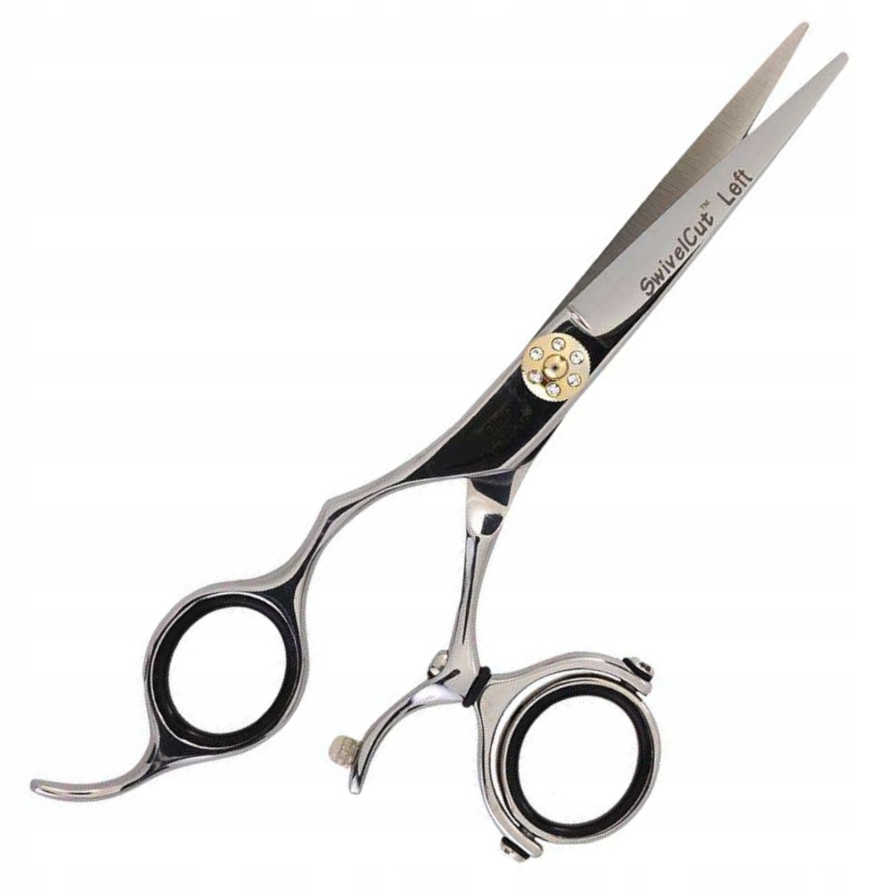 Olivia Garden Kadeřnické nůžky pro leváky SwivelCut Left 5"