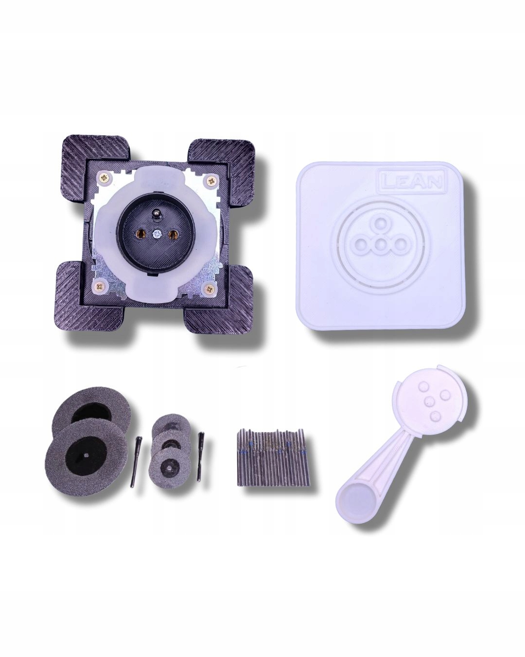 Skrytá zásuvka 1x pro tmavé nadstolové dlaždice do kuchyně