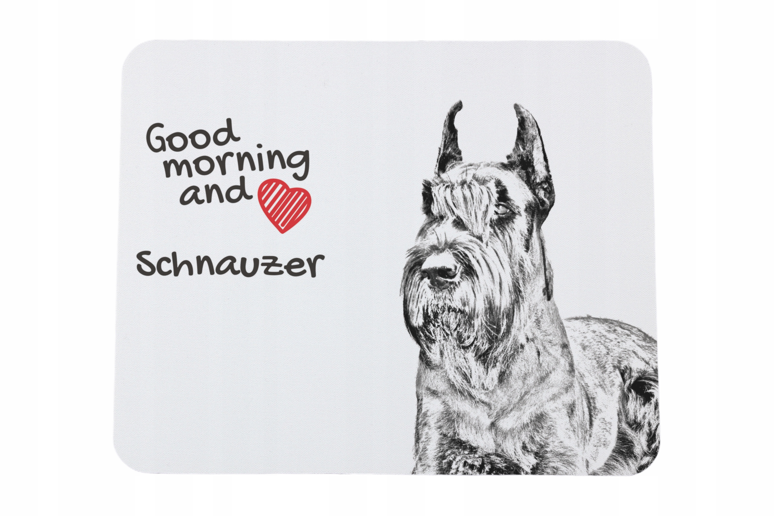 Sznaucer, Schnauzer I podkładka pod myszkę z nadrukiem, personalizowana p