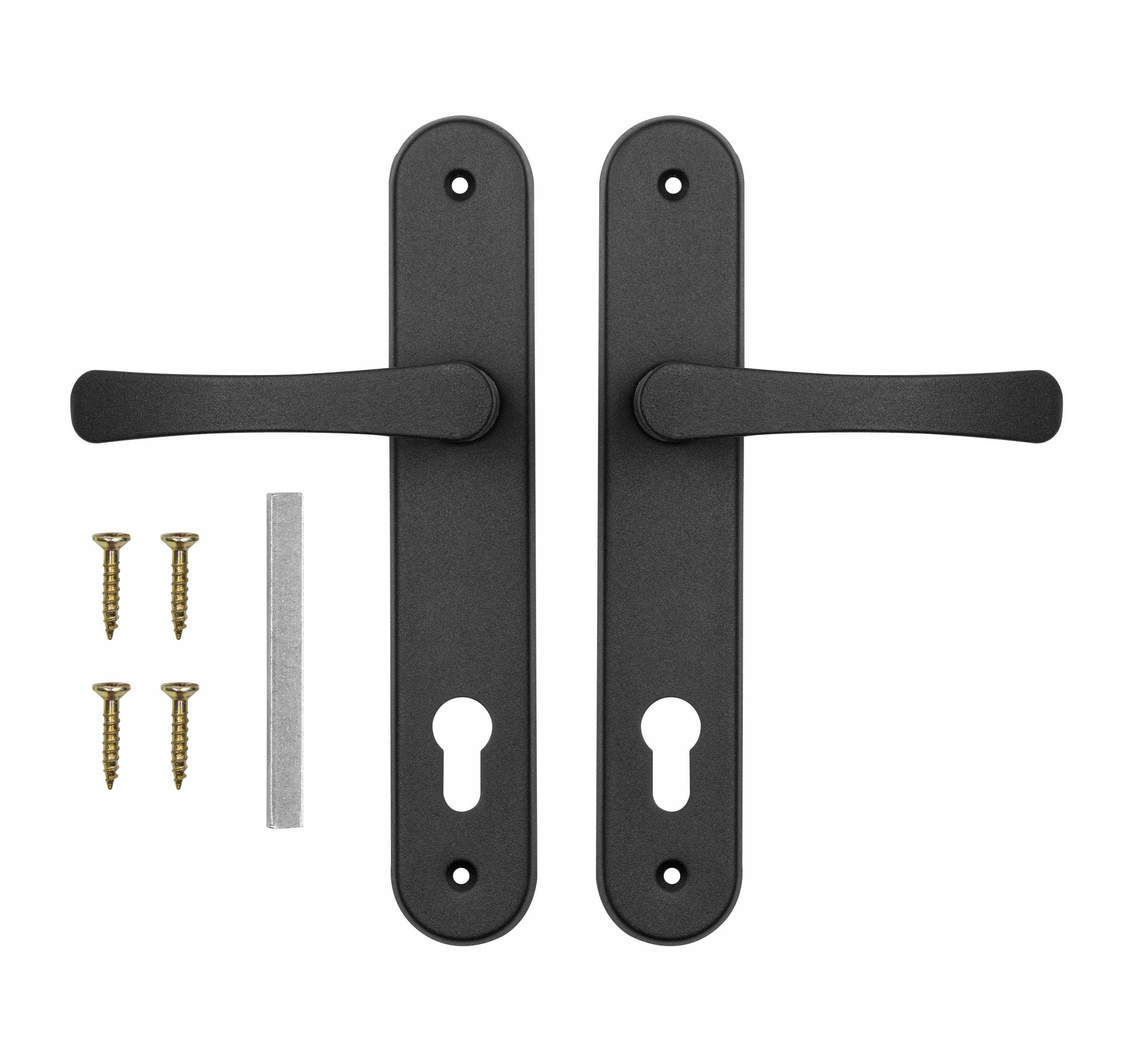 

Klamka Drzwiowa Do Drzwi 90 Wkład Czarna Biszkopt