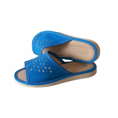 

Klapki Pantofle Kapcie Damskie Skórzane Góralskie