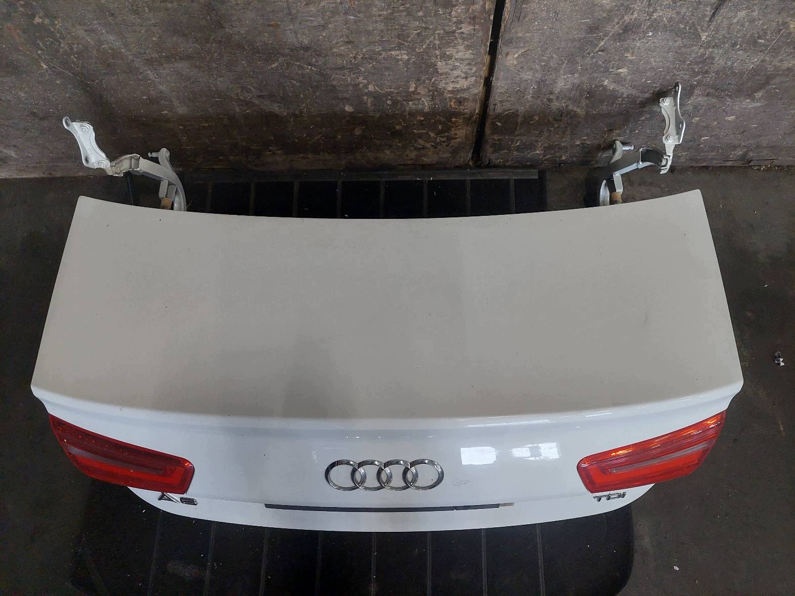 complete rear part AUDI A6 C7 LY9C trunk door boot bumper rear part lights rear part