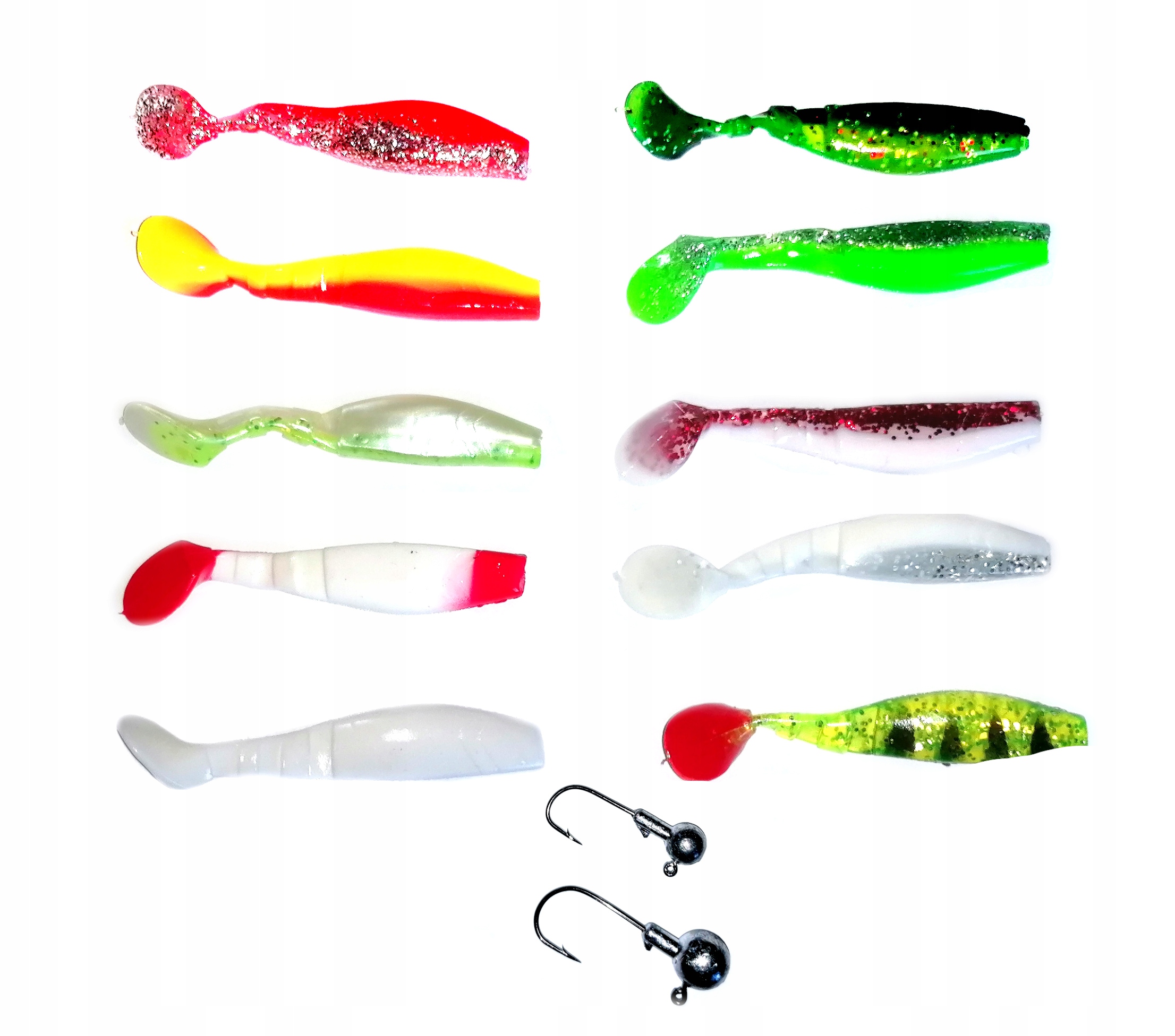 

zestaw 10 gum kopyto riper 10cm sandacz + Gratisy