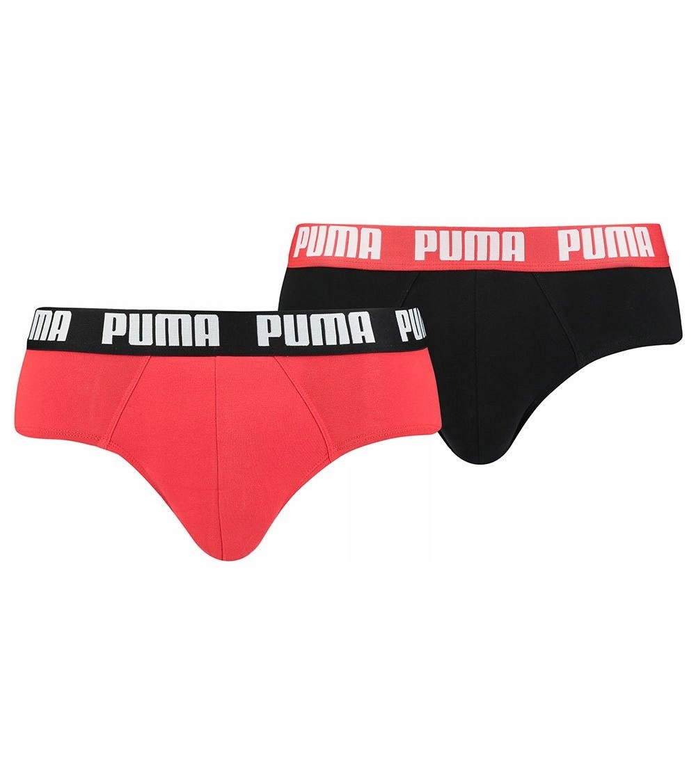 

Puma Majtki Męskie Briefs 2P Red/black r. M