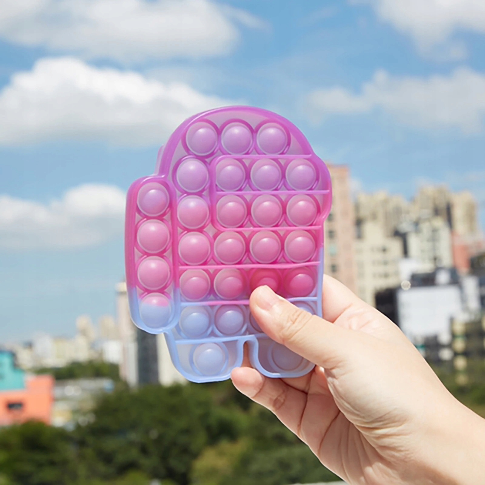 ZABAWKA SENSOR POPit BUBBLE FIDGET ZMIENIA KOLOR Rodzaj gniotki
