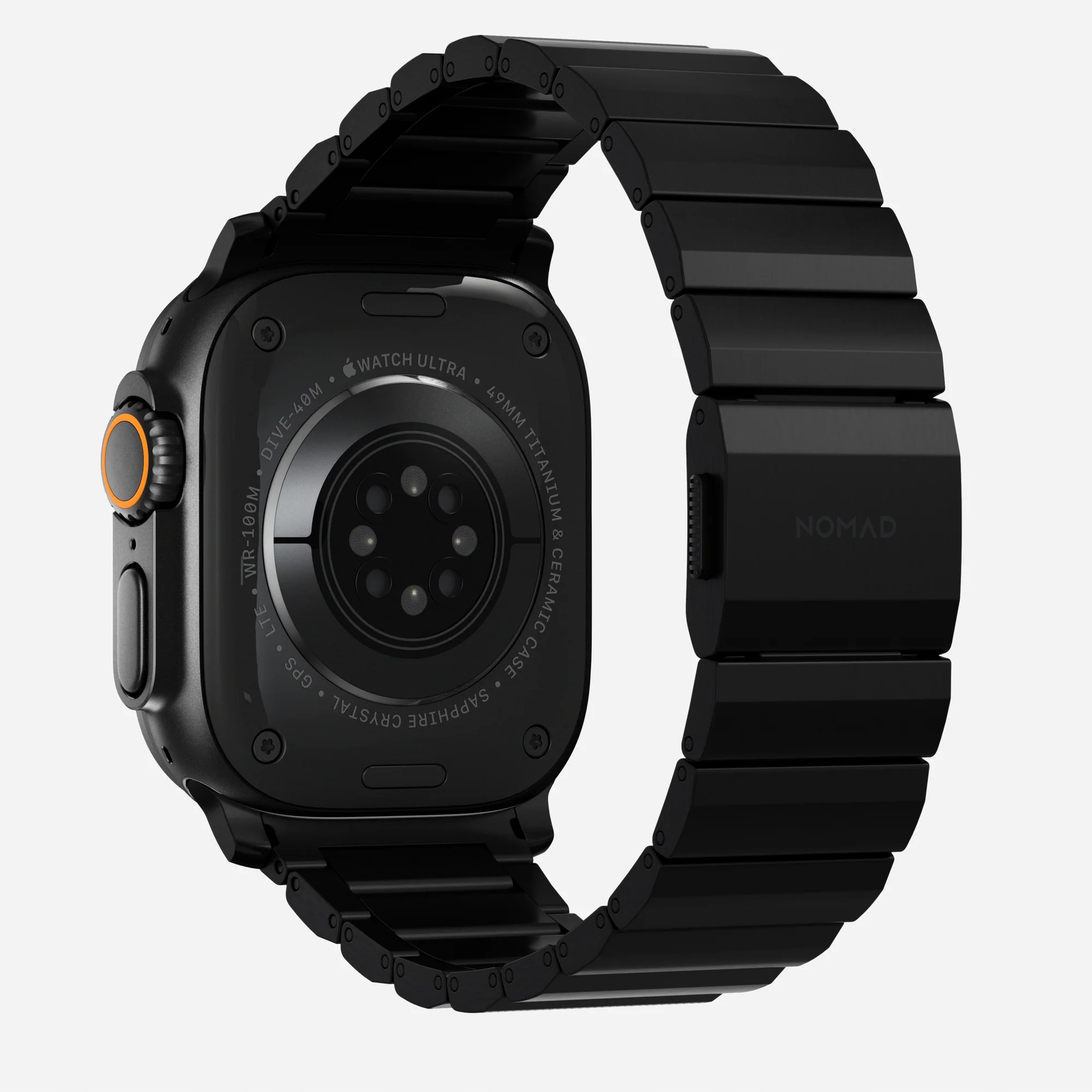 Náramek Nomad pro Apple Watch 4/5/6/7/8/9/SE 44/45 mm, z titanu, originální
