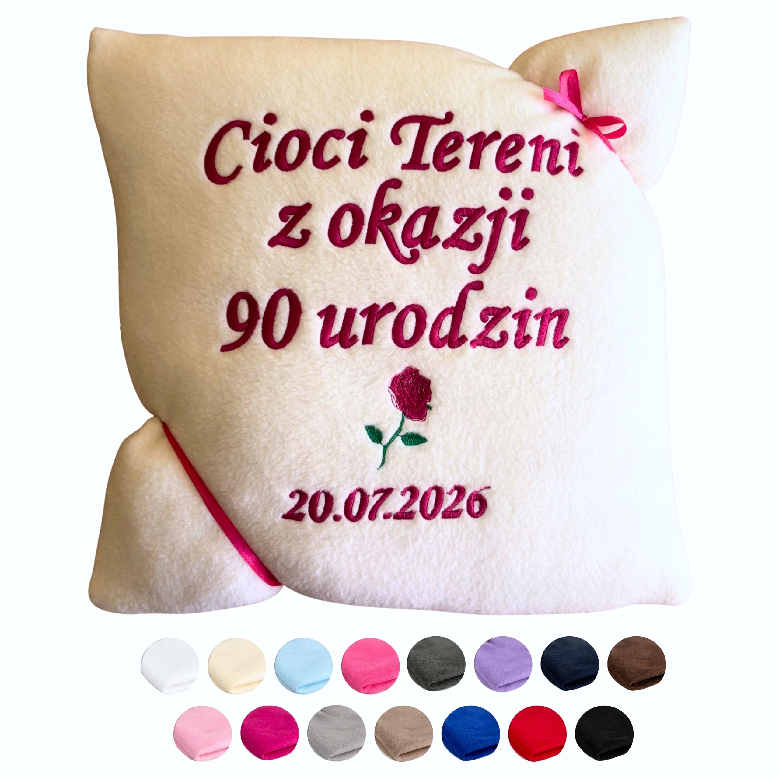 Dárek K 90. Narozeninám Pro Tetu Babičku, Dědečka, Ženu, Máme Roky, Polštář