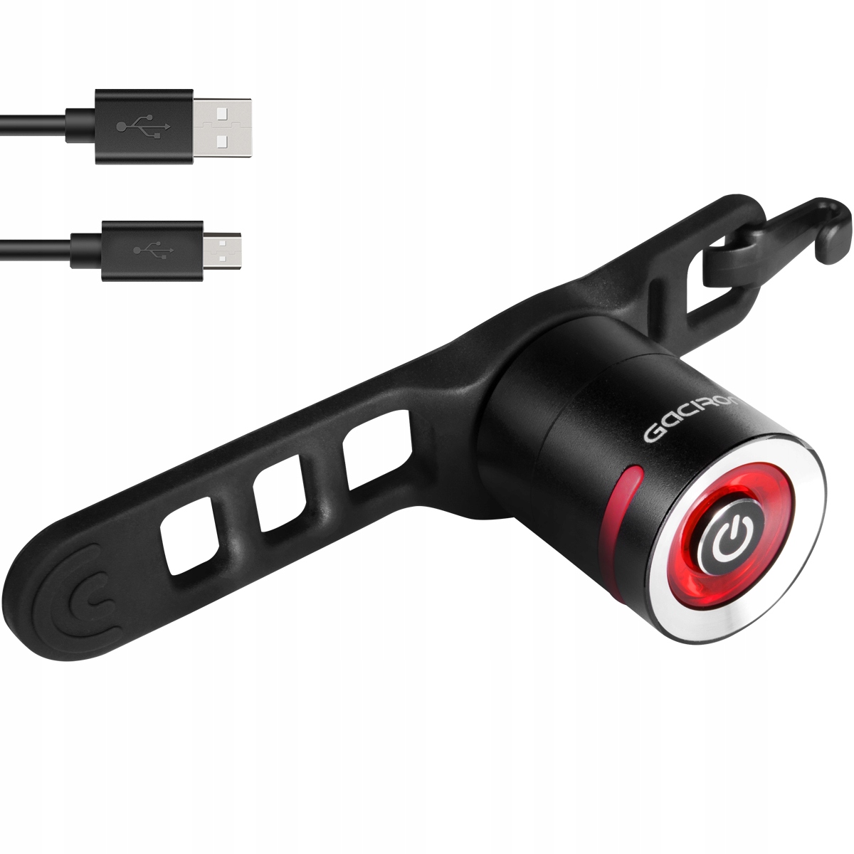 

Lampka Rowerowa Tylna Lampa Tył Usb Led