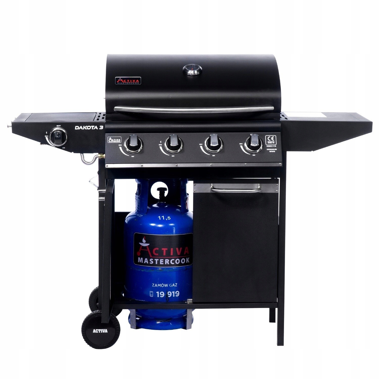

Grill gazowy Activa Dakota III 4+1 12,8 3,2 kW